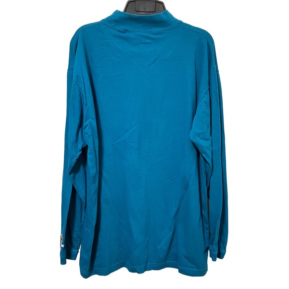 Vintage 90s NHL The Coolest Game San Jose Sharks Embroidered Mock Neck Top - Picture 5 of 9